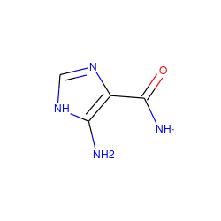 [NH]C(=O)c1nc[nH]c1N ZINC000003861263