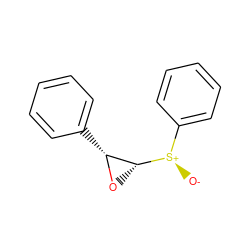 [O-][S@+](c1ccccc1)[C@@H]1O[C@@H]1c1ccccc1 ZINC000169705212