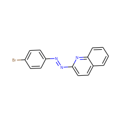 Brc1ccc(N=Nc2ccc3ccccc3n2)cc1 ZINC000254010543