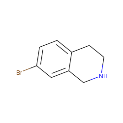 Brc1ccc2c(c1)CNCC2 ZINC000019795724