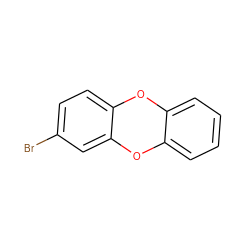 Brc1ccc2c(c1)Oc1ccccc1O2 ZINC000001846865