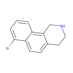 Brc1cccc2c3c(ccc12)CCNC3 ZINC000028712989