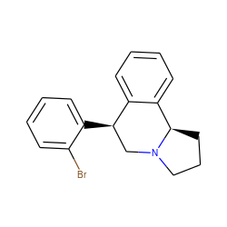 Brc1ccccc1[C@@H]1CN2CCC[C@@H]2c2ccccc21 ZINC000029235738