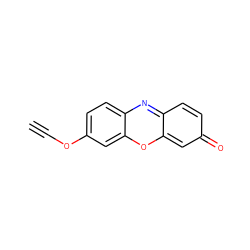 C#COc1ccc2nc3ccc(=O)cc-3oc2c1 ZINC001772654664