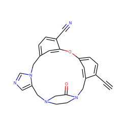 C#Cc1ccc2cc1CN1CCN(CC1=O)Cc1cncn1Cc1ccc(C#N)c(c1)O2 ZINC000013589244