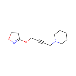 C(#CCN1CCCCC1)COC1=NOCC1 ZINC000028872718