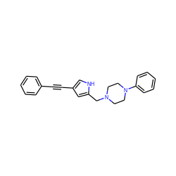 C(#Cc1c[nH]c(CN2CCN(c3ccccc3)CC2)c1)c1ccccc1 ZINC000013443847