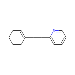 C(#Cc1ccccn1)C1=CCCCC1 ZINC000028526441