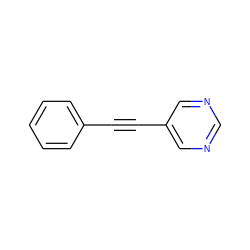 C(#Cc1cncnc1)c1ccccc1 ZINC000000198515