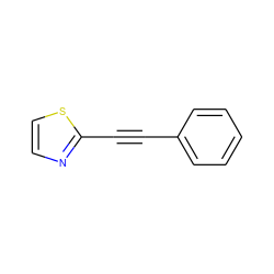 C(#Cc1nccs1)c1ccccc1 ZINC000013492923