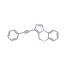 C(#Cc1ncn2c1COc1ccccc1-2)c1ccccc1 ZINC000034050913