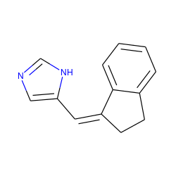 C(=C1/CCc2ccccc21)\c1cnc[nH]1 ZINC000100377600