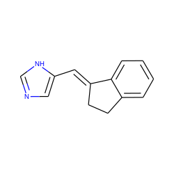 C(=C1\CCc2ccccc21)\c1cnc[nH]1 ZINC000013535873