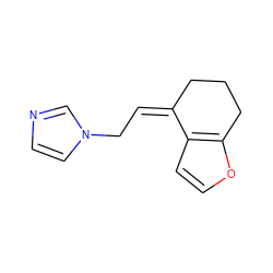 C(\Cn1ccnc1)=C1/CCCc2occc21 ZINC000013808215