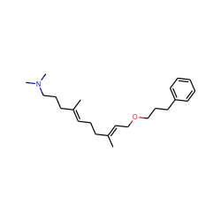 C/C(=C\COCCCc1ccccc1)CC/C=C(\C)CCCN(C)C ZINC000028899187