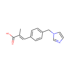 C/C(=C\c1ccc(Cn2ccnc2)cc1)C(=O)O ZINC000036242140