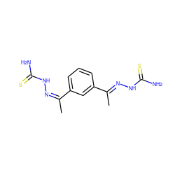 C/C(=N/NC(N)=S)c1cccc(/C(C)=N/NC(N)=S)c1 ZINC000036178630