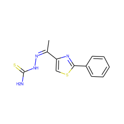 C/C(=N/NC(N)=S)c1csc(-c2ccccc2)n1 ZINC000033365474