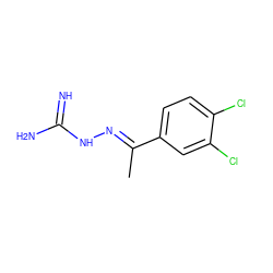 C/C(=N\NC(=N)N)c1ccc(Cl)c(Cl)c1 ZINC000005446416