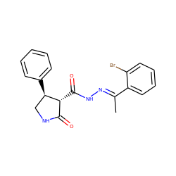 C/C(=N\NC(=O)[C@@H]1C(=O)NC[C@H]1c1ccccc1)c1ccccc1Br ZINC000040431075