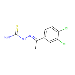 C/C(=N\NC(N)=S)c1ccc(Cl)c(Cl)c1 ZINC000000003248