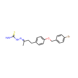 C/C(CCc1ccc(OCc2ccc(Br)cc2)cc1)=N\NC(N)=S ZINC000299871118