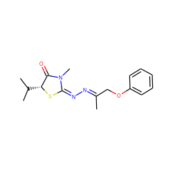 C/C(COc1ccccc1)=N\N=C1\S[C@H](C(C)C)C(=O)N1C ZINC000095575836