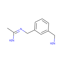 C/C(N)=N/Cc1cccc(CN)c1 ZINC000003870614