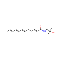 C/C=C/C=C/C=C/CC/C=C/C(=O)NCC(C)(C)O ZINC000038393195