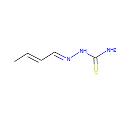 C/C=C/C=N/NC(N)=S ZINC000005179201