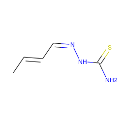 C/C=C/C=N\NC(N)=S ZINC000008579339