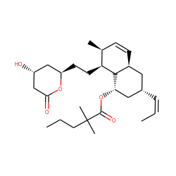 C/C=C\[C@@H]1C[C@H](OC(=O)C(C)(C)CCC)[C@@H]2[C@@H](CC[C@@H]3C[C@@H](O)CC(=O)O3)[C@@H](C)C=C[C@H]2C1 ZINC000026385405