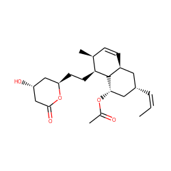 C/C=C\[C@@H]1C[C@H](OC(C)=O)[C@@H]2[C@@H](CC[C@@H]3C[C@@H](O)CC(=O)O3)[C@@H](C)C=C[C@H]2C1 ZINC000026379716