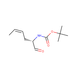 C/C=C\C[C@@H](C=O)NC(=O)OC(C)(C)C ZINC000013588587