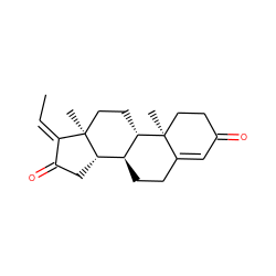 C/C=C1/C(=O)C[C@H]2[C@@H]3CCC4=CC(=O)CC[C@]4(C)[C@H]3CC[C@]12C ZINC000019132424