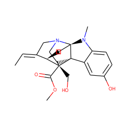 C/C=C1/CN2CC[C@@]34c5cc(O)ccc5N(C)[C@@]23CC[C@H]1[C@@]4(CO)C(=O)OC ZINC000101269307