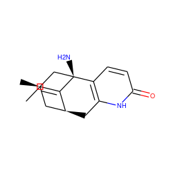 C/C=C1\[C@H]2Cc3[nH]c(=O)ccc3[C@@]1(N)C[C@H](C)C2 ZINC000100650671