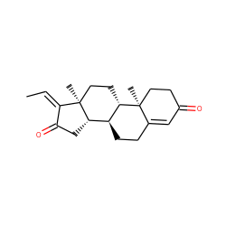 C/C=C1\C(=O)C[C@H]2[C@@H]3CCC4=CC(=O)CC[C@]4(C)[C@H]3CC[C@]12C ZINC000118912814