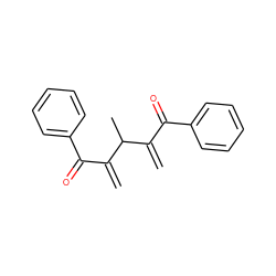 C=C(C(=O)c1ccccc1)C(C)C(=C)C(=O)c1ccccc1 ZINC000002297044