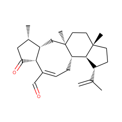 C=C(C)[C@H]1CC[C@@]2(C)CC[C@]3(C)C[C@H]4[C@@H](C)CC(=O)[C@H]4C(C=O)=CC[C@H]3[C@H]12 ZINC000101197347