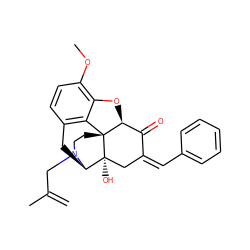 C=C(C)CN1CC[C@@]23c4c5ccc(OC)c4O[C@H]2C(=O)/C(=C\c2ccccc2)C[C@@]3(O)[C@H]1C5 ZINC000169351091