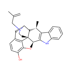 C=C(C)CN1CC[C@]23c4c5ccc(O)c4O[C@@H]2c2[nH]c4ccccc4c2[C@H](C)[C@H]3[C@H]1C5 ZINC000028111924