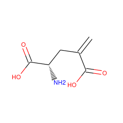 C=C(C[C@H](N)C(=O)O)C(=O)O ZINC000000895334