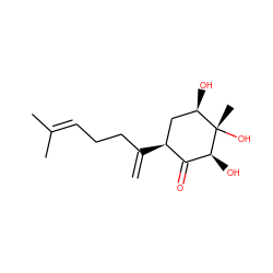 C=C(CCC=C(C)C)[C@H]1C[C@@H](O)[C@](C)(O)[C@@H](O)C1=O ZINC000101548131