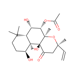 C=C[C@@]1(C)CC(=O)[C@@]2(O)[C@](C)(O1)[C@@H](OC(C)=O)[C@@H](O)[C@H]1C(C)(C)CC[C@H](O)[C@@]12C ZINC000003977779