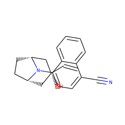 C=C[C@@]1(O)C[C@@H]2CC[C@H](C1)N2c1ccc(C#N)c2ccccc12 ZINC000103233221