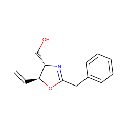 C=C[C@@H]1OC(Cc2ccccc2)=N[C@H]1CO ZINC000028390589