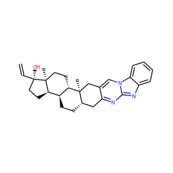 C=C[C@]1(O)CC[C@@H]2[C@@H]3CC[C@H]4Cc5nc6nc7ccccc7n6cc5C[C@]4(C)[C@H]3CC[C@@]21C ZINC000027208520