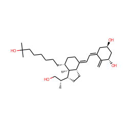 C=C1/C(=C\C=C2/CC[C@@H](CCCCCCC(C)(C)O)[C@@]3(C)[C@H]2CC[C@@H]3[C@H](C)CO)C[C@@H](O)C[C@@H]1O ZINC000095557336