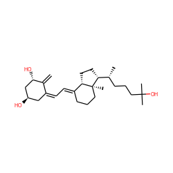 C=C1/C(=C\C=C2/CCC[C@@]3(C)[C@H]2CC[C@@H]3[C@H](C)CCCC(C)(C)O)C[C@@H](O)C[C@@H]1O ZINC000100015048